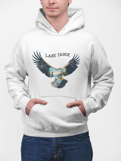 Lake Tahoe Hoodie - Mit Taschendruck