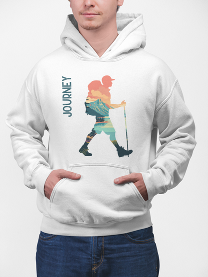 JOURNEY Hoodie - Mit Taschendruck